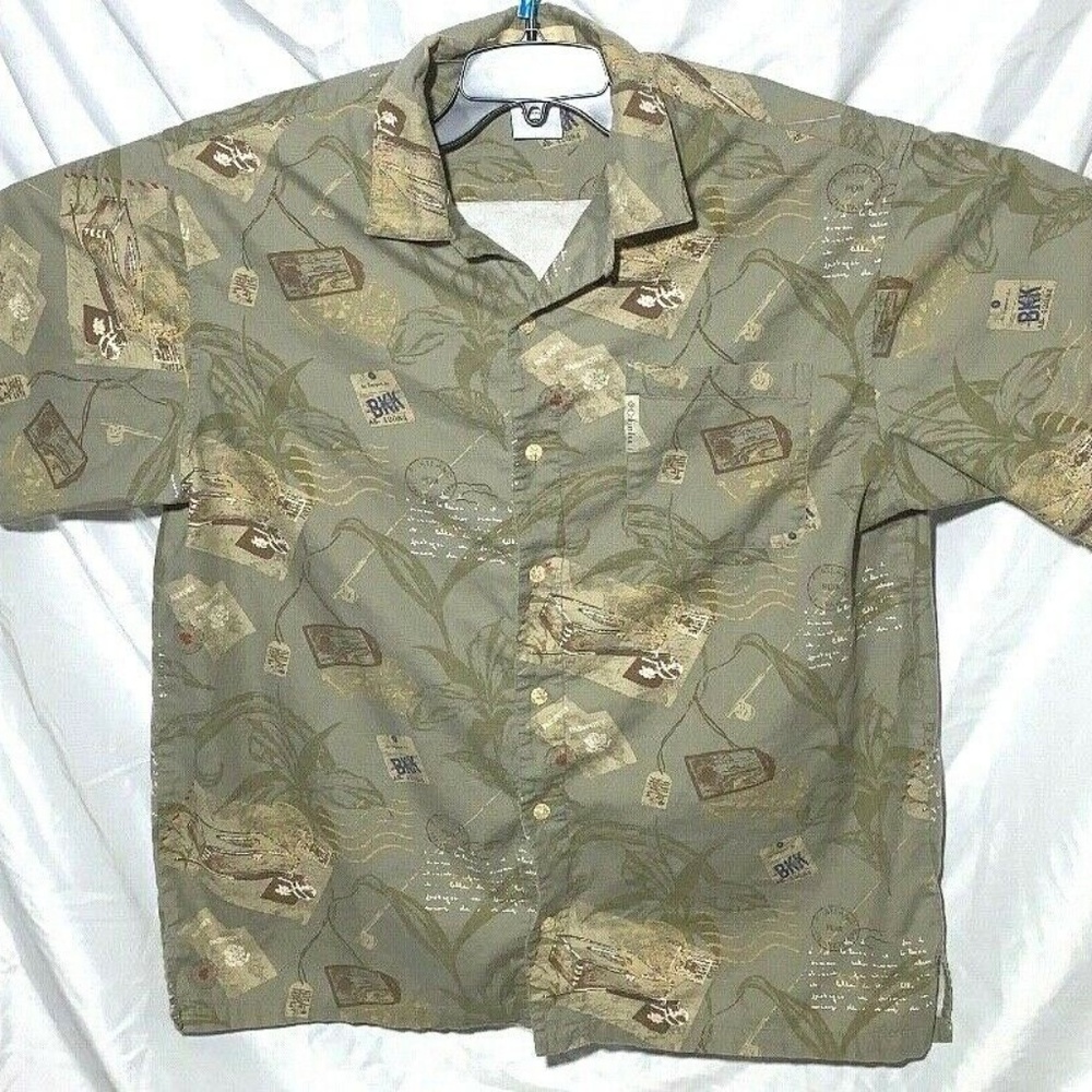 Columbia River Lodge Mens Passport themed XL